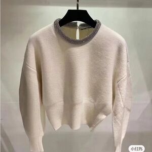 Alexander wang white sweater size S